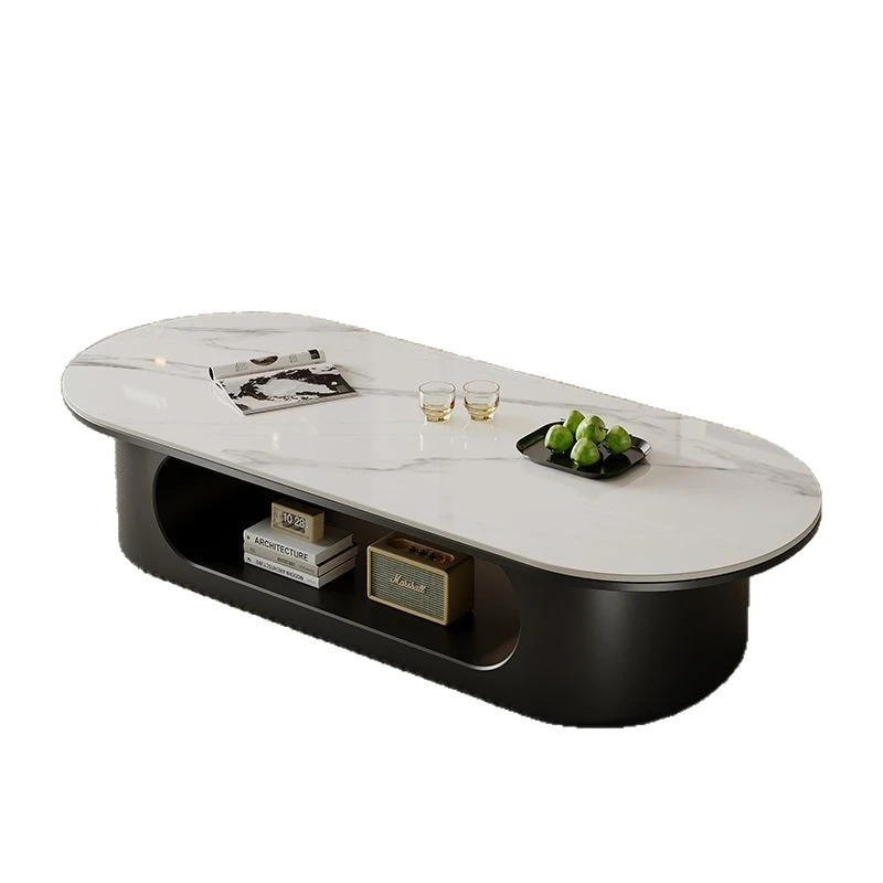 

Simple small apartment slate, new coffee table, household living room meeting guest side combination