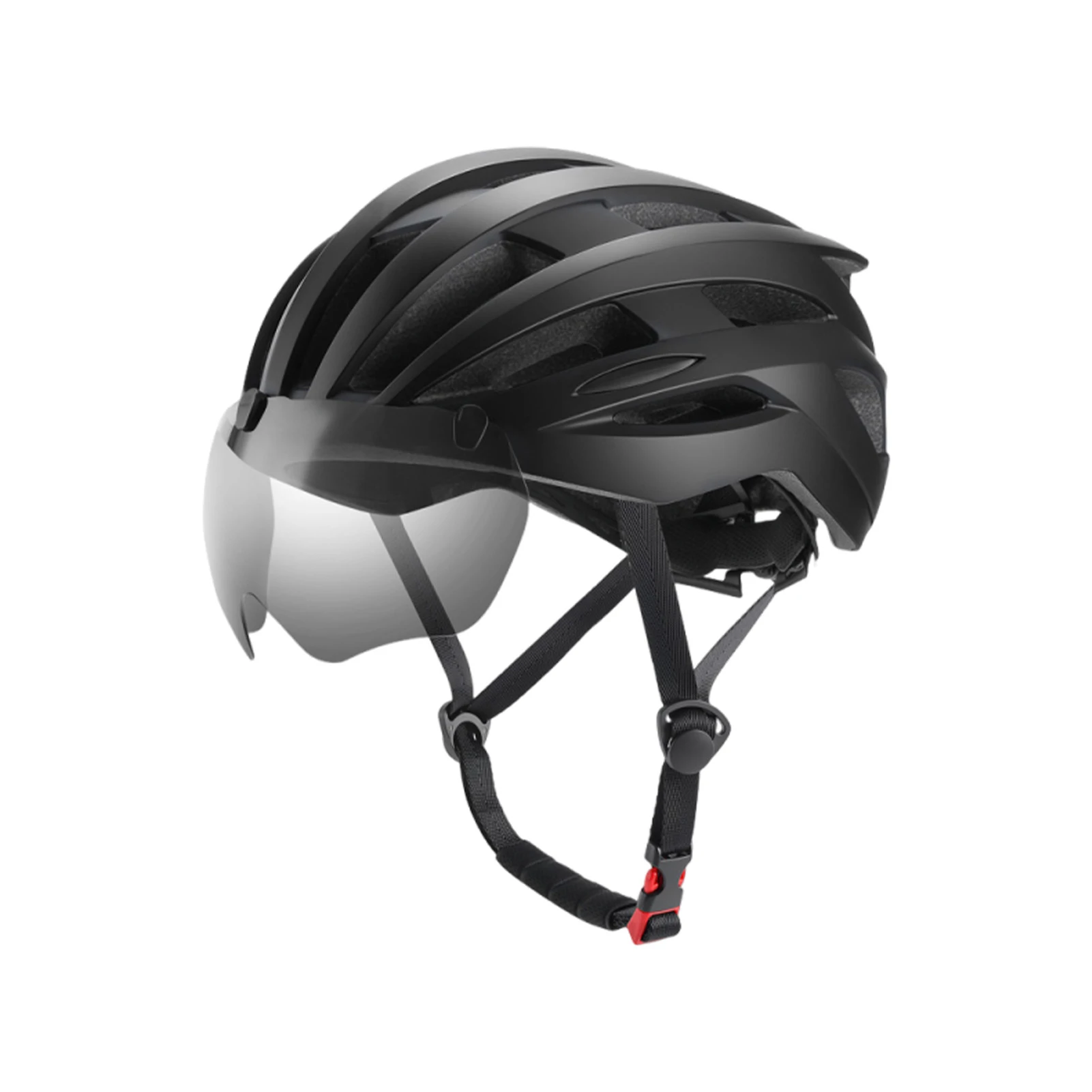 

Bike Helmet Women Bike Helmet with Magnetized Goggles 24 Ventilation Holes for Men Women Large Head Size 62-65cm Riding Helmet