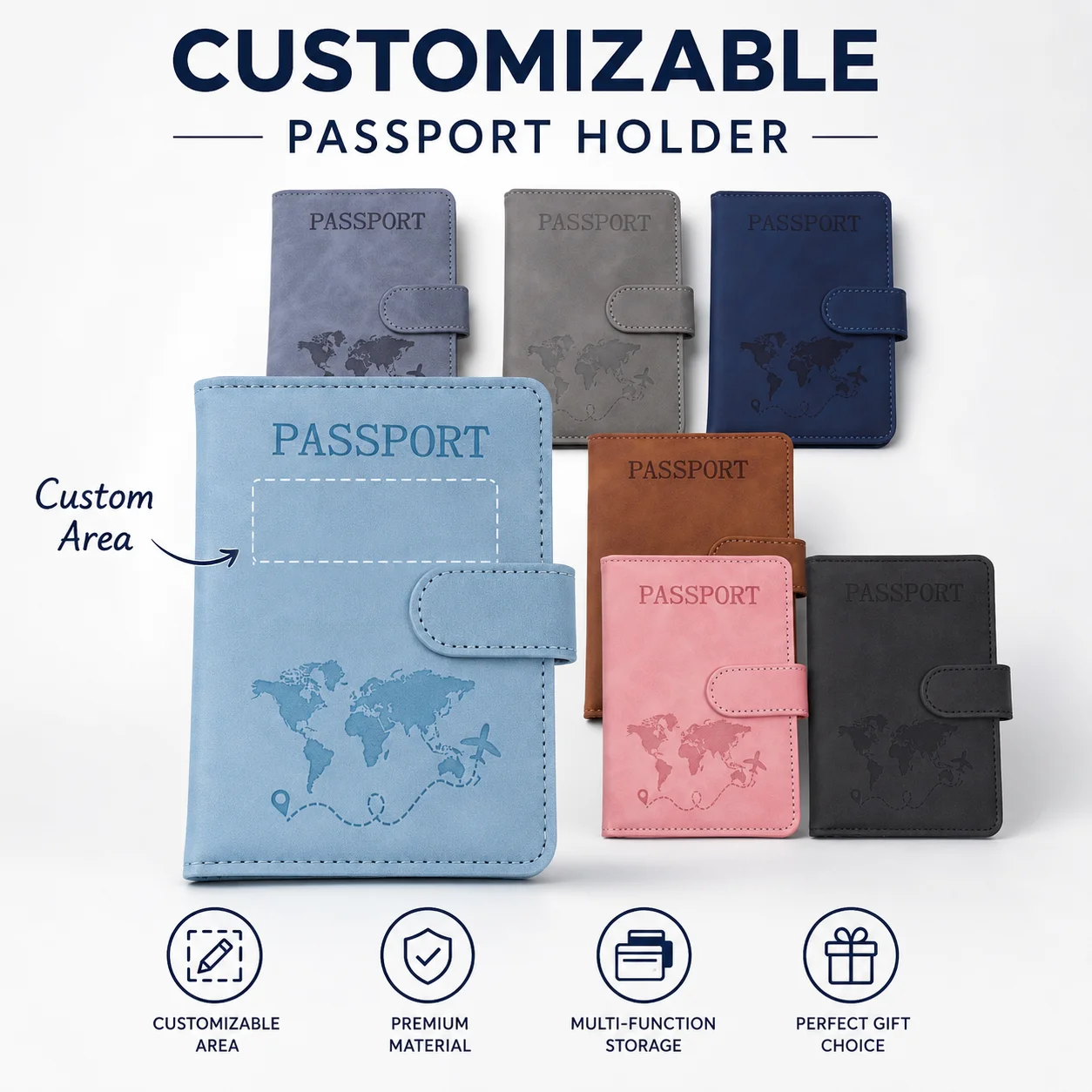 Personalized leather passport  - огляд і ціна Personalized Engraved Gift
