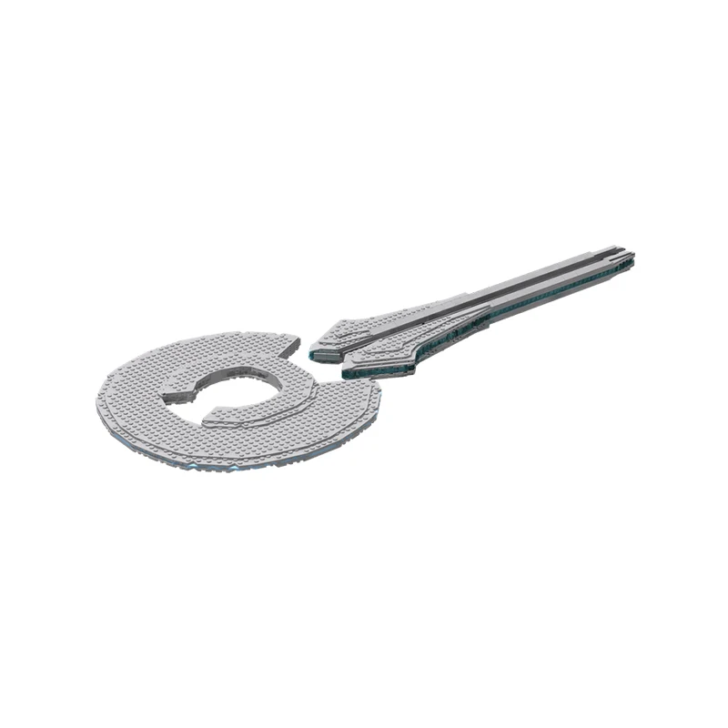 ゲームモデル友情級宇宙船 USS サント モジュール式組み立て MOC ブロック テクノロジー ブリック ディスプレイ おもちゃ クリスマス ギフト