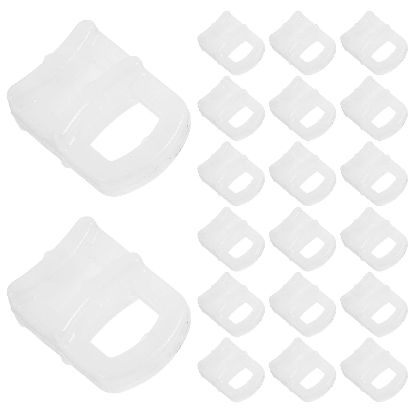 150 قطعة الستار المسار الأسطوانة السنانير البلاستيك انزلاق الستار السكك الحديدية الطائرات الشراعية السلس عملية صامتة لغرفة المعيشة غرفة نوم سيارة Rv #1