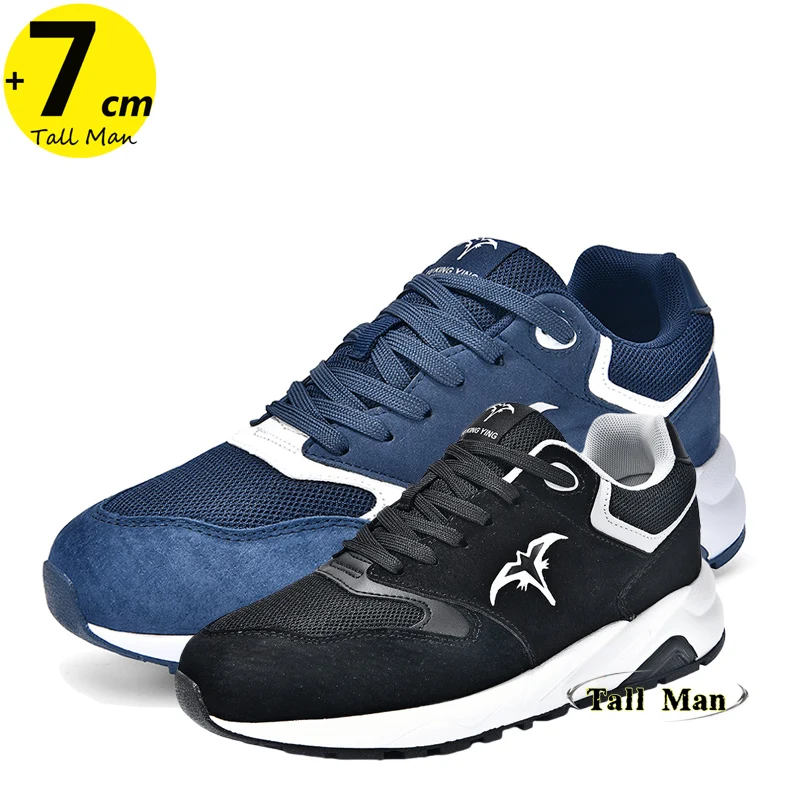 

Мужские массивные туфли-лифты, спортивные кроссовки, увеличивающие рост 7 см, большие размеры 38-44