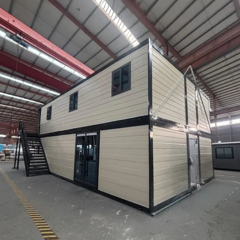 YG Customized 2-storey Granny Flat House Prefabricated Steel Prefab House 5 Bedroom Container House Ready Made Home With Bathroo