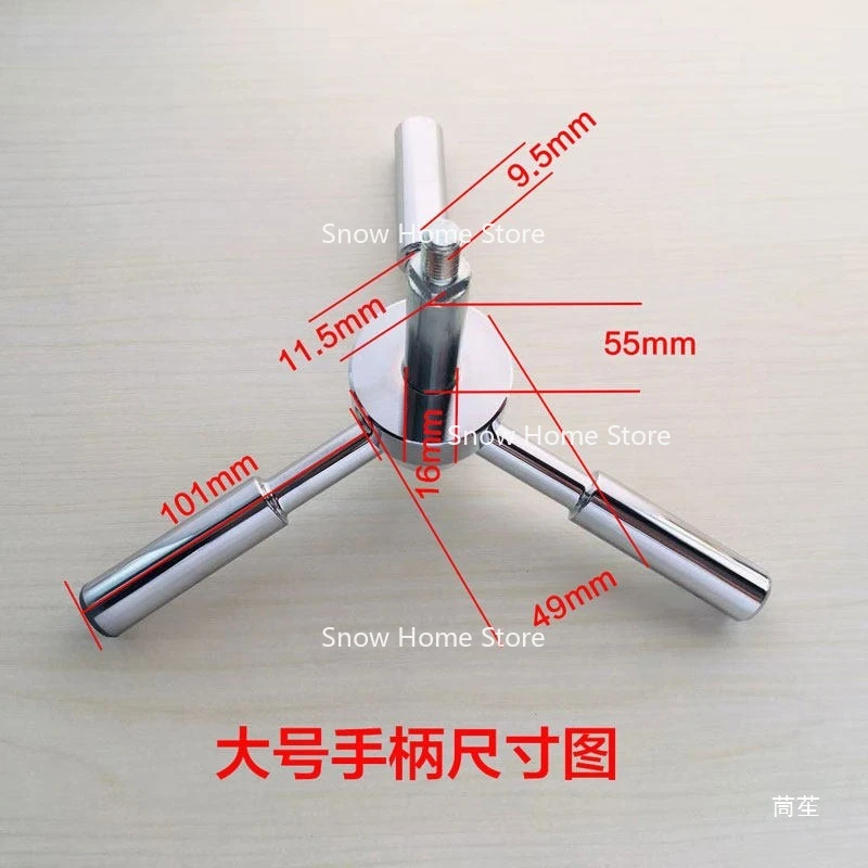 Triangle Handle Safe Door Handle Gun Cabinet Vault Door Mechanical Metal Lock