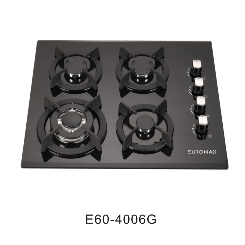 Factory Built-in 4 Burners Cooker Gas Hob/Cooking 60CM Gas Cooktop Glass Gas Stove