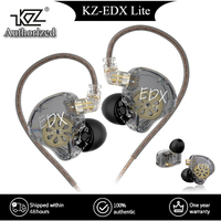 KZ EDX Lite IEM Monitor Headphones Hifi Heavy Bass Music In Ear Wired Earphones Sport Gaming Noise Cancelling Headsets