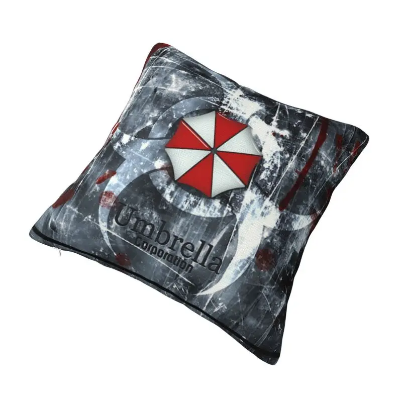 Custom Modern Umbrellas Corporations Corp Cushion Cover for Sofa Polyester Video Game Cosplay Throw Pillow Case