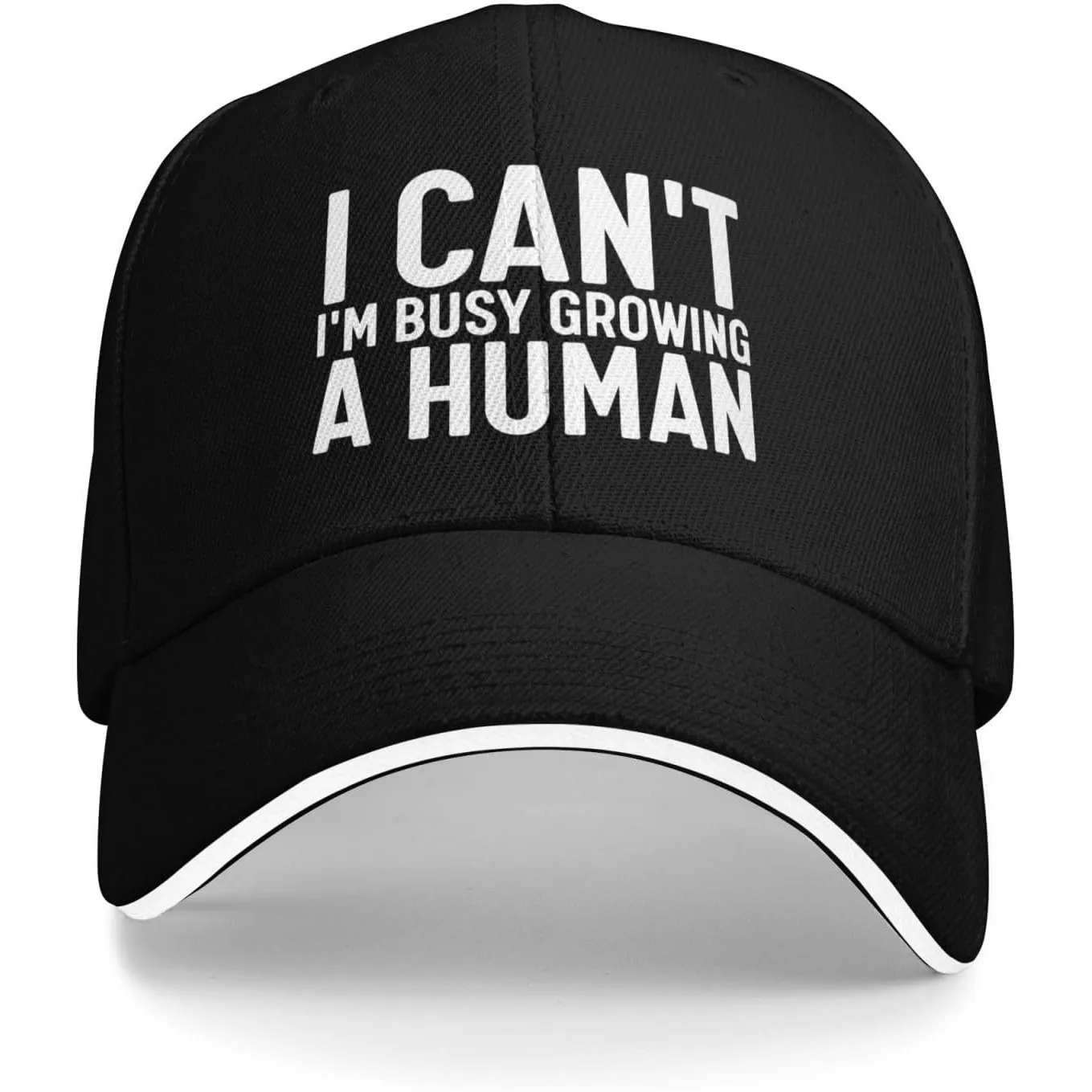 I-Can't-I'm-Busy-Growing-A-Human-Baseball-Cap-Polyester-Casual-Adjustable-Adult-Hat