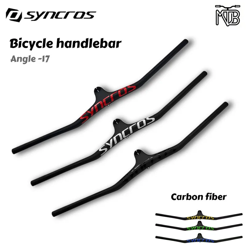 

Интегрированный руль-вынос SYNCROS FRASER IC SL Carbon MTB 28.6mm -17 ° Многоцветные детали для горных велосипедов 60-100 мм