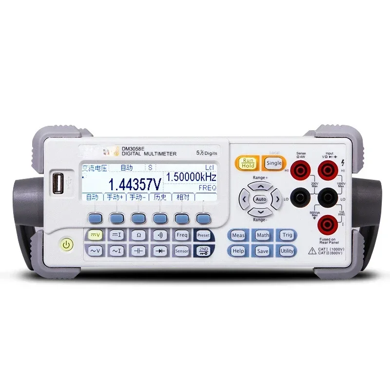 Five Semi-Resolving Power Bench Type Digital Multimeter Dm3058/Dm3068/3058e Double Digital Display Six and a Half