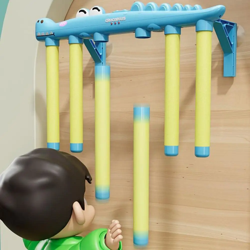 

Crocodile Challenge Falling Sticks Game Quick Reaction Exercise Prop Catching Sticks Sensory Interactive Falling