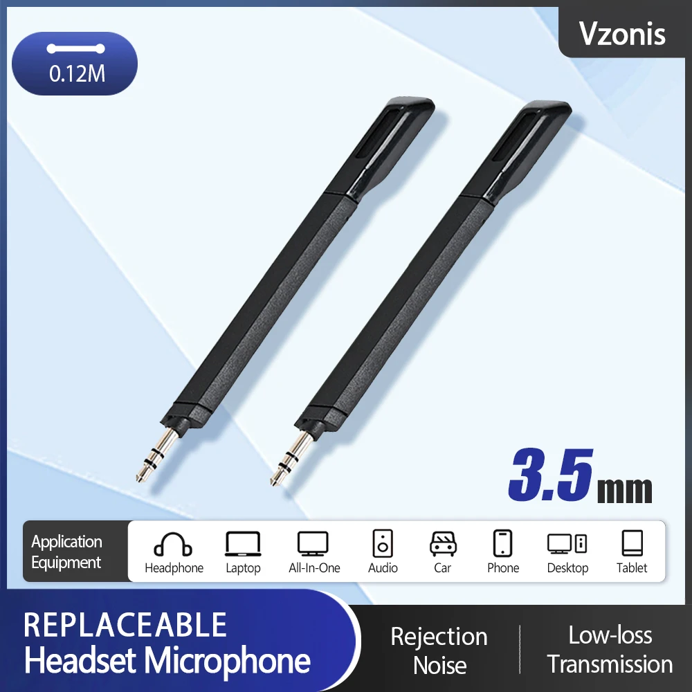 Сменный микрофон для наушников, профессиональный чистый микрофон с шумоподавлением для беспроводной гарнитуры Logitech G733 Lightspeed