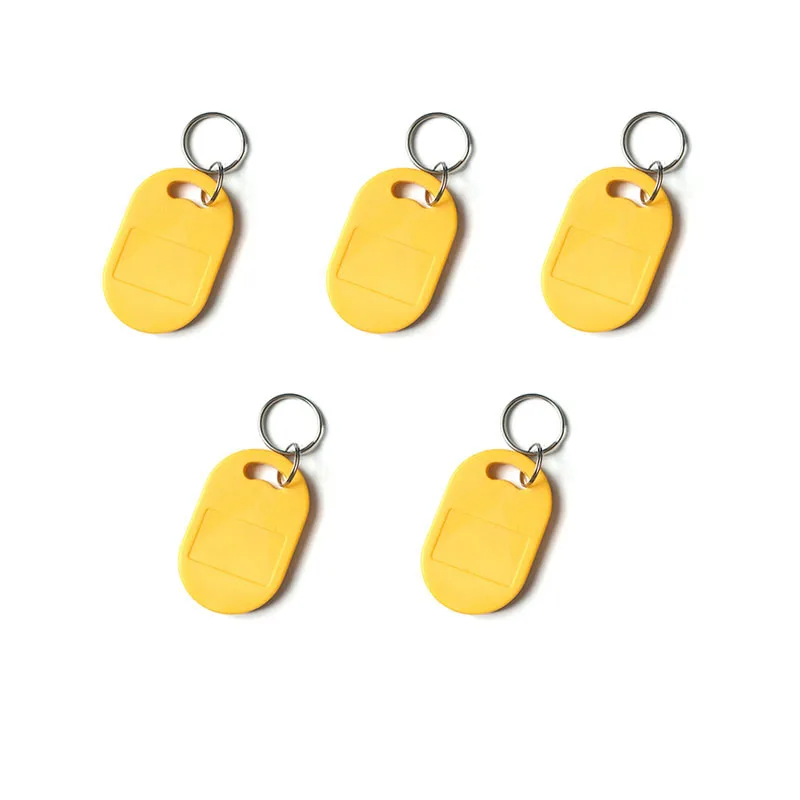 5/10pcs 13.56MHz UID Writable Changeable 1K S50 NFC Keyfobs RFID Card Badge keychain Key Fob Token Tag For Cloner Copier