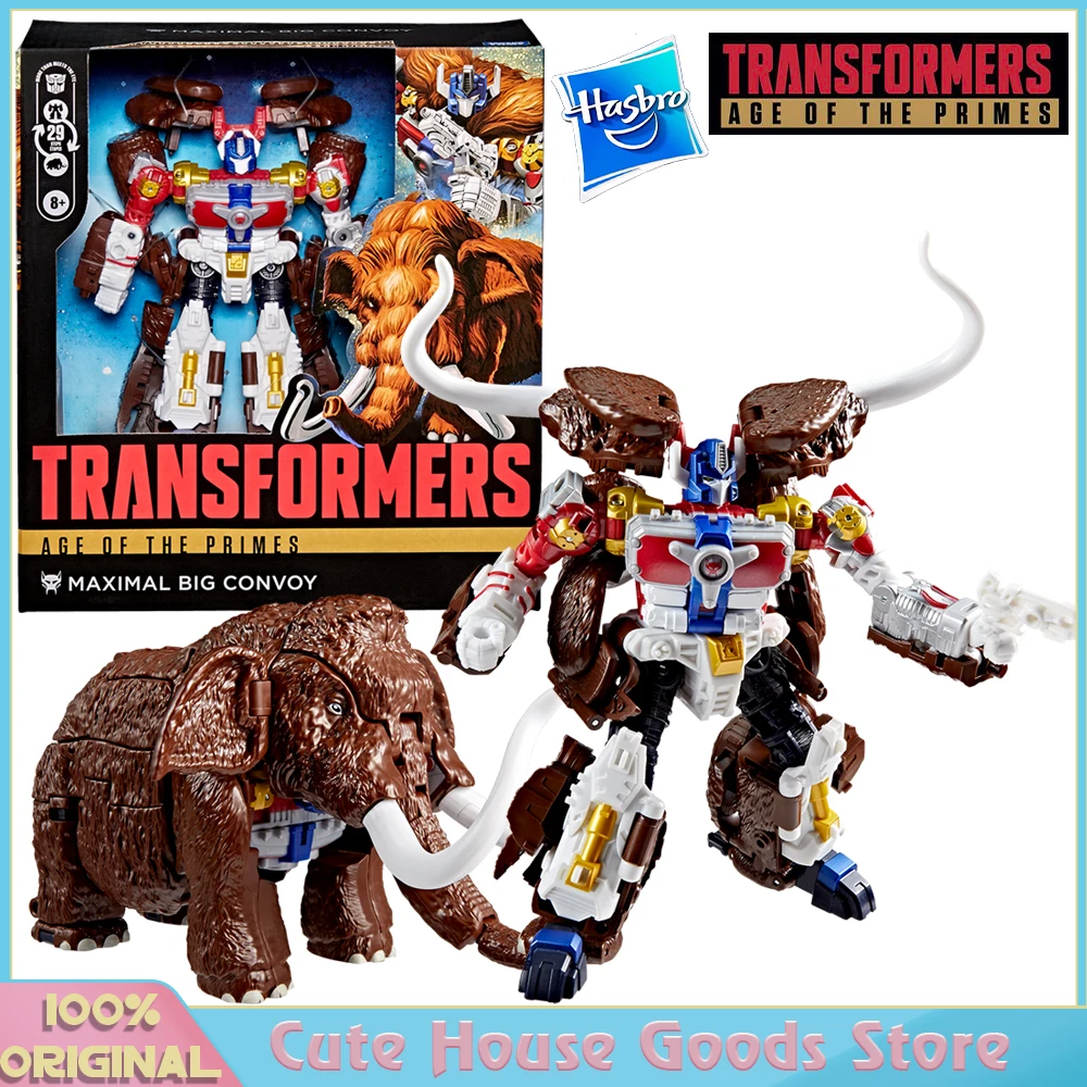 Hasbro – transformateurs originaux, âge des primes, classe de leader, grand convoi maximal, modèle d'action à collectionner, jouets, Robot cadeau, en Stock