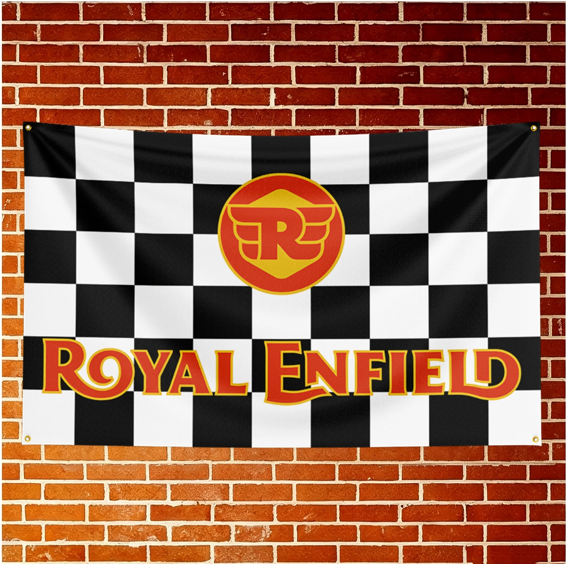 R-Royal E-enfield Flag Banner For Fan Cave Watch Party Tailgate Gathering Indoor Outdoor Backyard Home Festival Ornament Supply