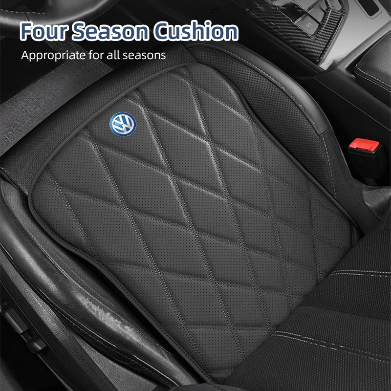 Car Seat Cover Cushion Front Seat Protector Pad Backseat Mat For VW GTI Polo Golf Passat Scirocco Tiguan Jetta T-ROC Touareg