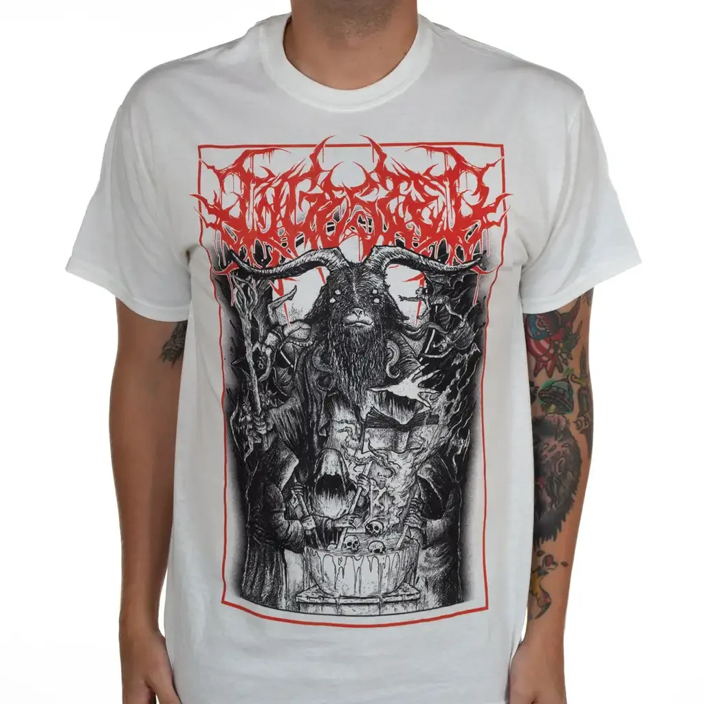 Top Ingested Band Graphic Cotton T-shirt Unisex Summer Short Sleeve Fashion Brand Tee Luxury Casual Vintage Tees