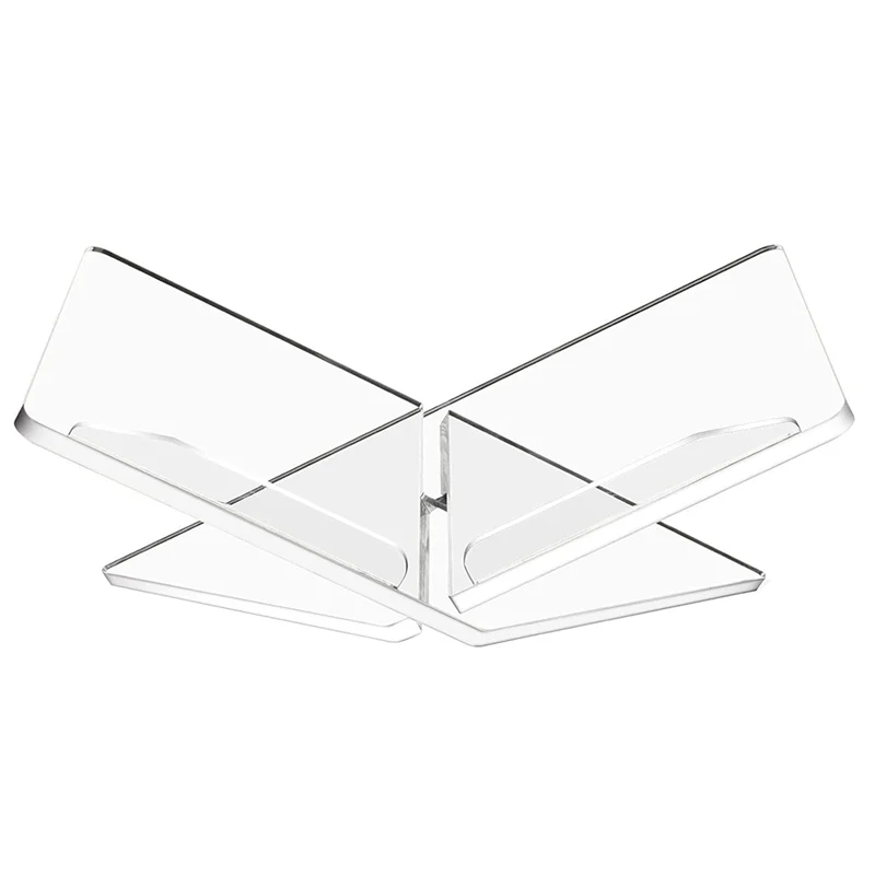 

【Flash-Deal!】Transparent Clear Acrylic Book Holder Textbooks Reading Stand For Open And Closed Books, Magazines