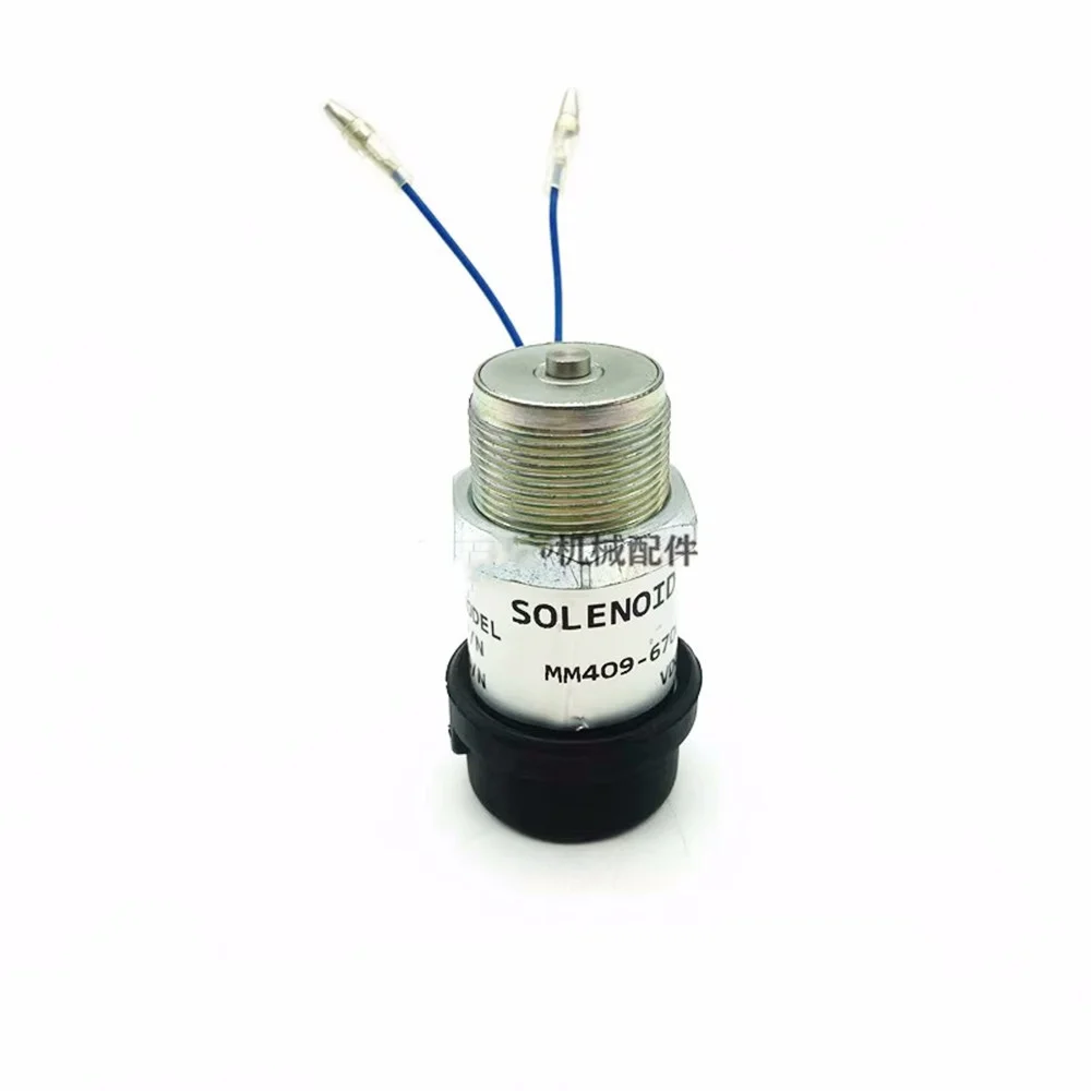 Excavator MM409-67001 30A87-00060 Fuel Stop Valve For S3L2-E2/S4L/S4L2/L2E/K4N 303 304 305 306 308C Flameout Solenoid Valve