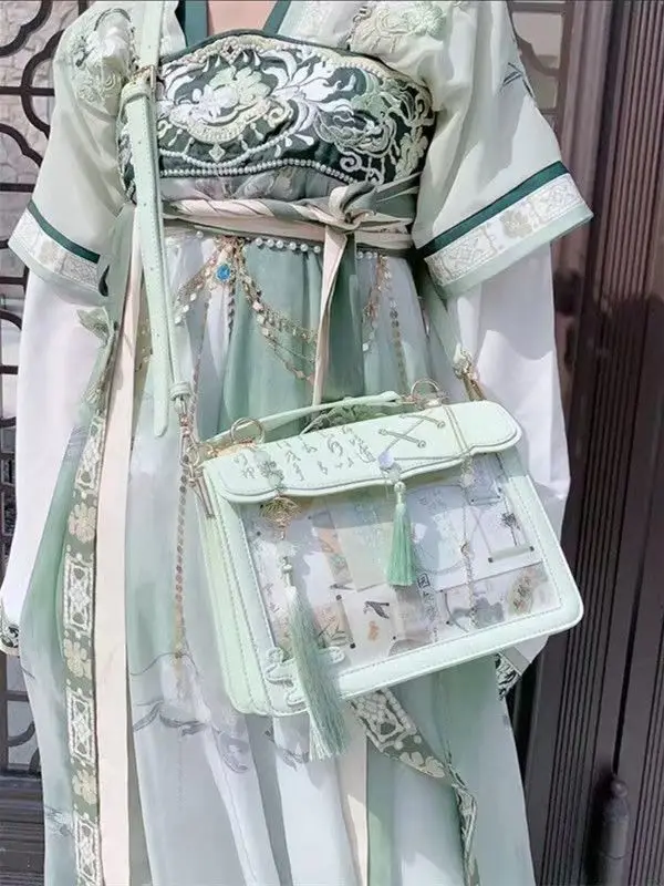 Artistic National Style Dragon in the Sky New Chinese Tote Bag Single Shoulder Handbag Crossbody Pain Bag Valuable Cultural H...
