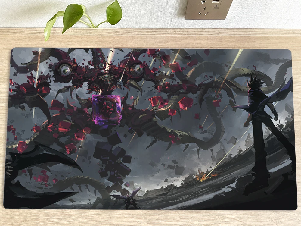 

YuGiOh the Dark Side of Dimensions Playmat Muto Yugi TCG CCG Коврик для коллекционных карточных игр Коврик для мыши Игровой игровой коврик 60x35 см