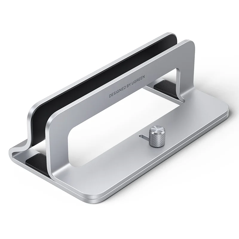 UGREEN Vertical Laptop Stand Holder Desk Aluminum Dock Compatible for MacBook Pro Air Laptop Stand Desktop Adjustable