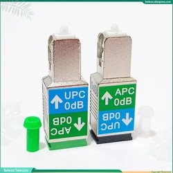 1/10PCS NEW Optic Fiber Attenuator Connector 0dB SC/APC Female-SC/UPC Male SM-9/125 hybird Fiber Optic Adapter Flange Coupler