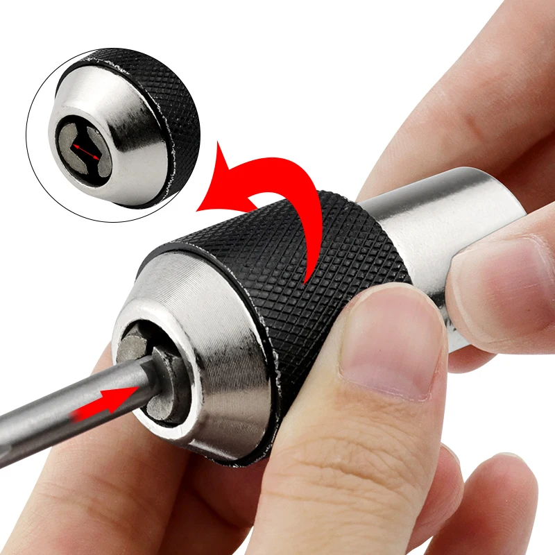 Adjustable Tap Sleeve 3/8 Square Interface Tap Chuck Tap Conversion Extraction practical Tool Accessory for Inner Hole