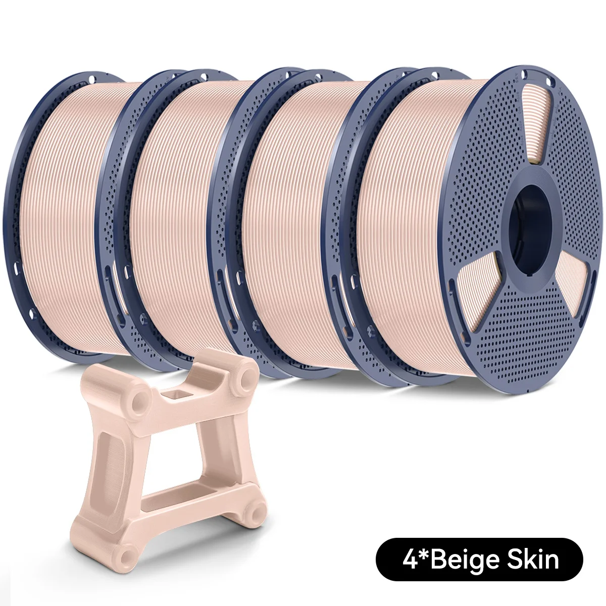 SUNLU Navulling PETG-filament voor 3D-printer Bambu Lab/Creality/4 kg 4 rollen 1,75 mm Sunlu-filament PLA/PETG Netjes gewonden filament