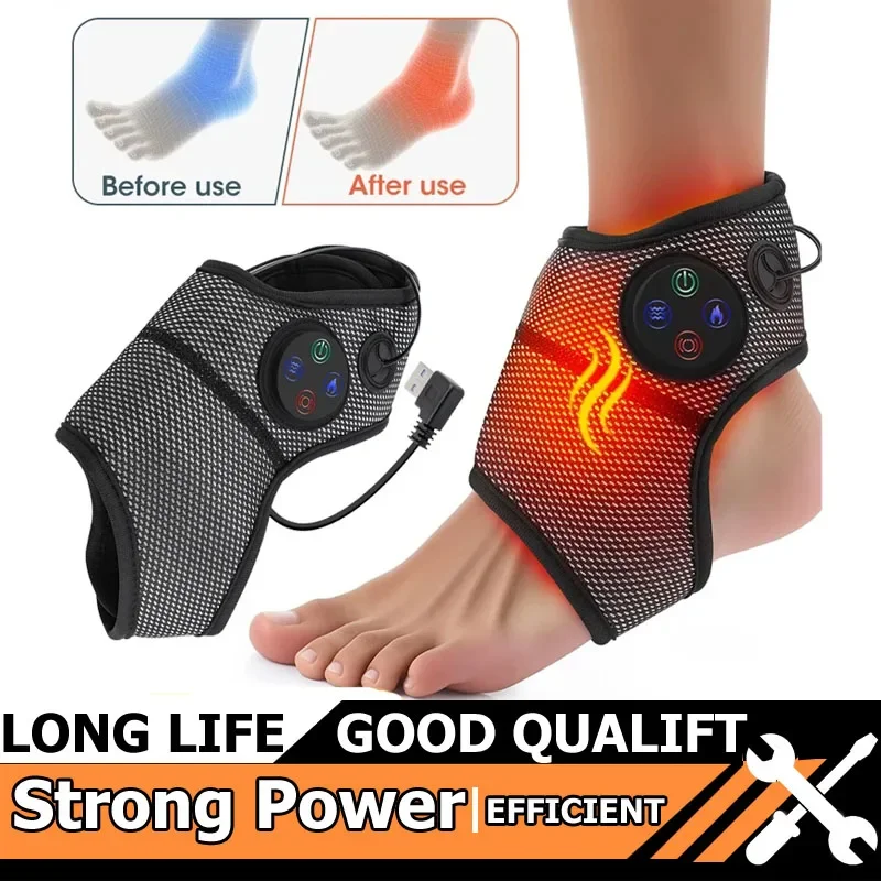 

Электрический массажер для лодыжки ног, вибрационный инструмент, горячий компресс, умный воздушный давление, многофункциональный бандаж, поддержка релаксационных процедур