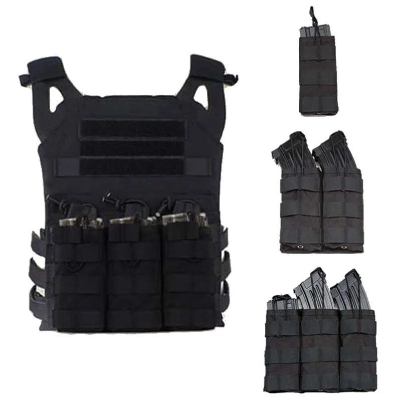 

Tactical Magazine Pouch Single Double Triple Cartridge Bag Outdoor Shooting Airsoft Rifle Mag Bag Molle Hunting Accessories