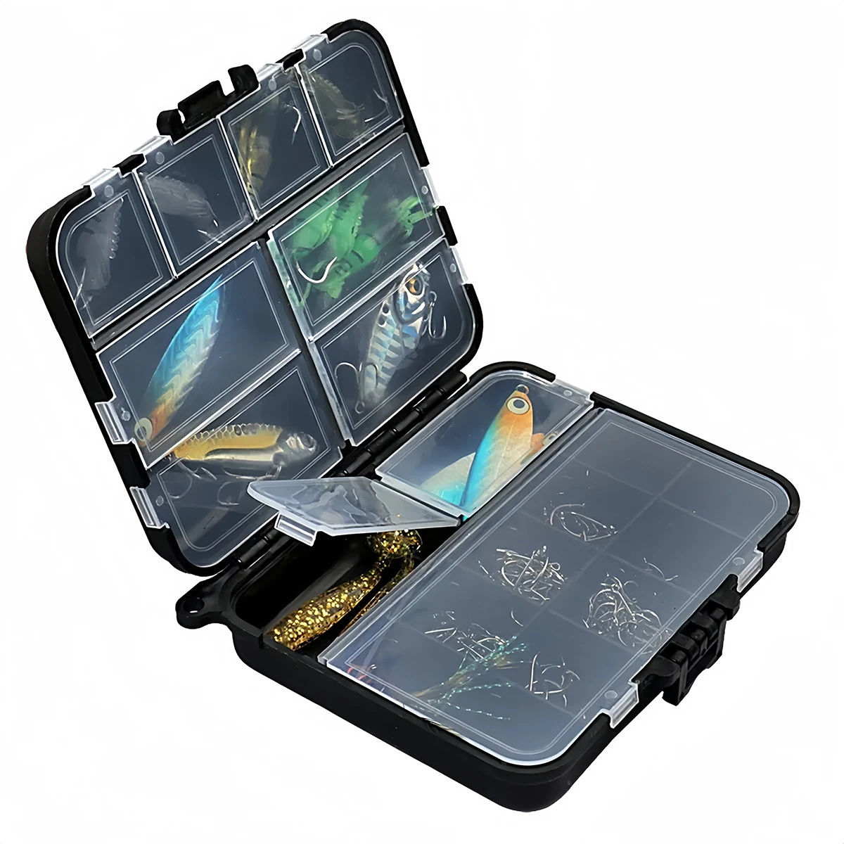 Double Sided Tackle Box Box Fishing Gear Accessory Storage Box Fishing Bait Box Mino Hard Bait Pencil Squid Fake Bait Box