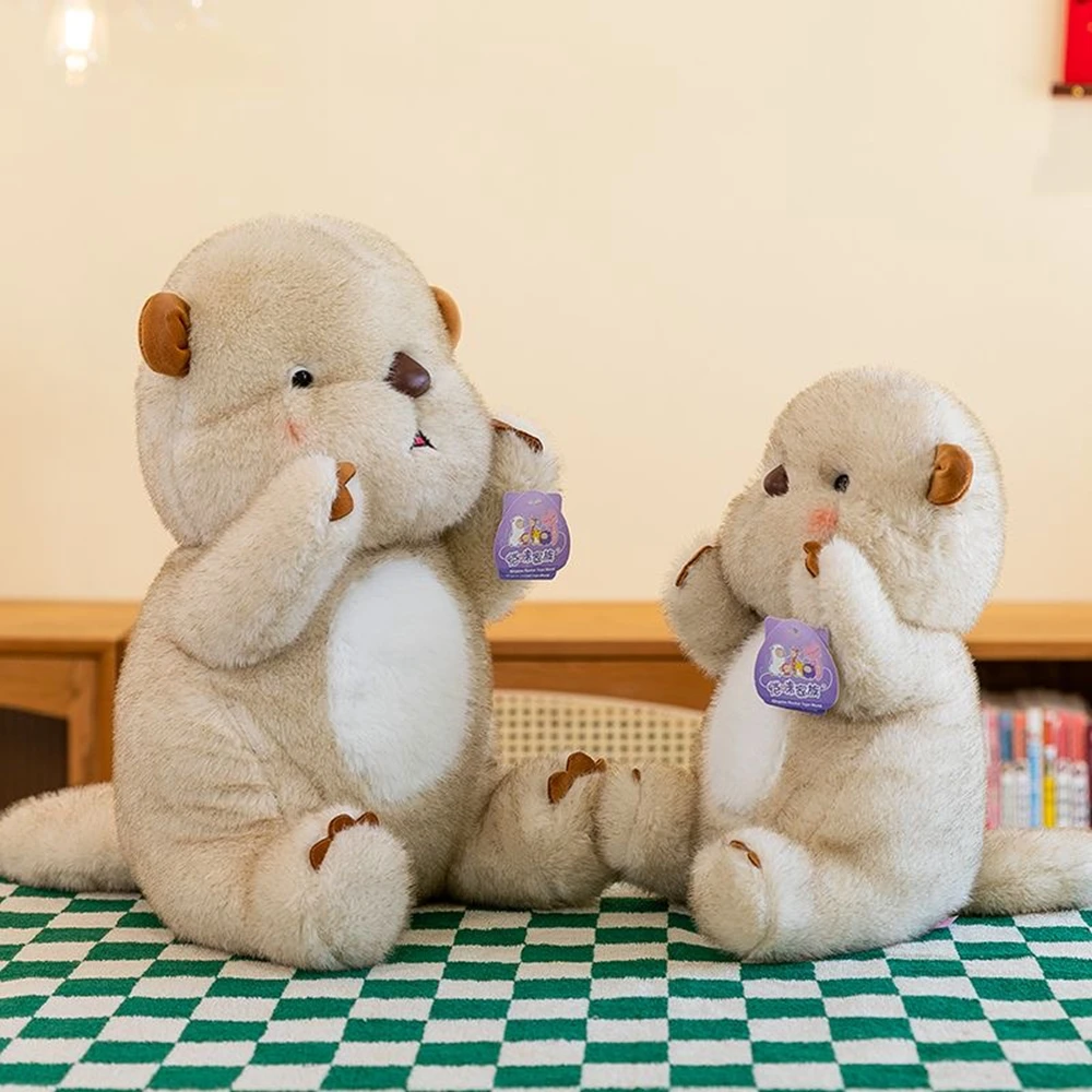 23cm New Cute Sea Otter Plush Toy to Soothe Birthday Gift Doll Boy Girl Bed Sofa Throw Pillow Soft Fill Home Decoration