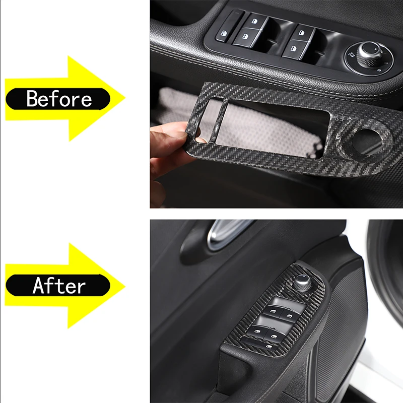 

Real Carbon Fiber For Alfa Romeo Giulia 2017-2020 car dashboard center console gear panel decorative cover sticker accessories