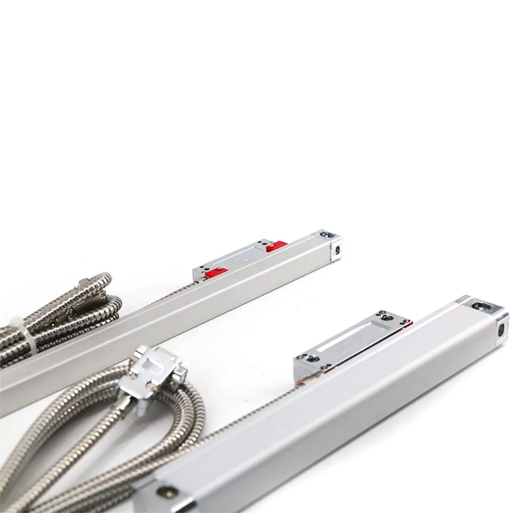 AIGE KA500 Slim Linear Scale with High Precision Optical Encoder 0.005mm for CNC Metal Mini Lathe Milling Machines
