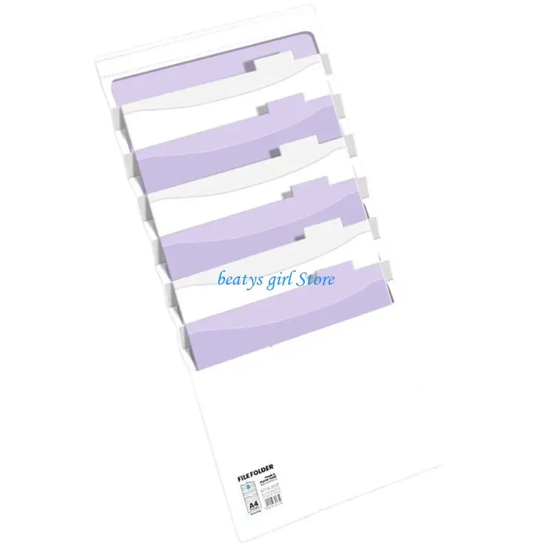 C7AB Складный документ Держите пластиковый мультисорный организатор.