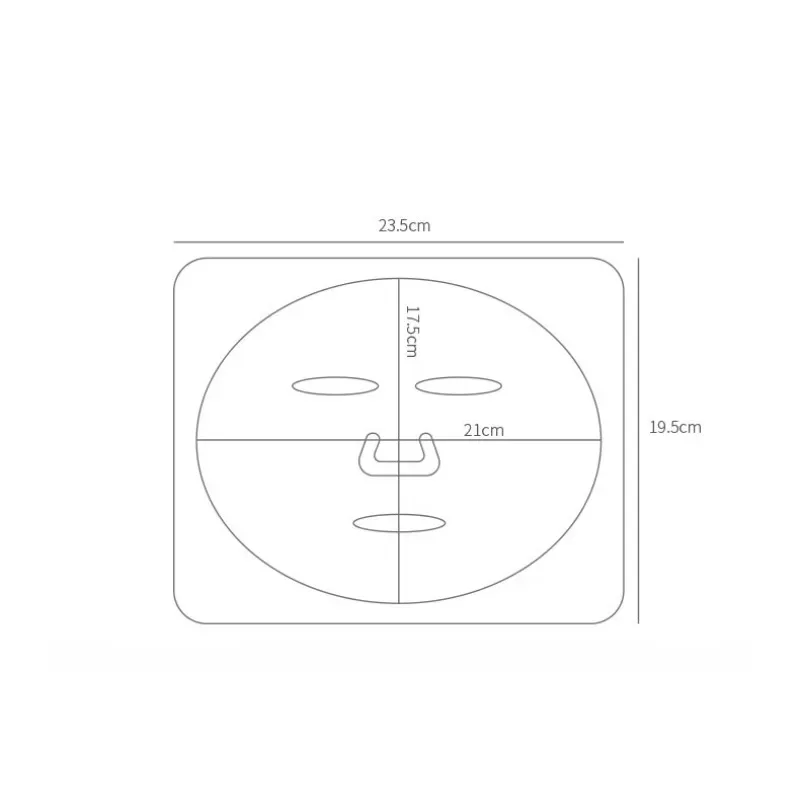 DIY Facial Mask Mold Tray Plate Transparent PVC Fruit Vegetable Seaweed Mud Facial Mask Board Reuseable Skin Care Beauty Tools