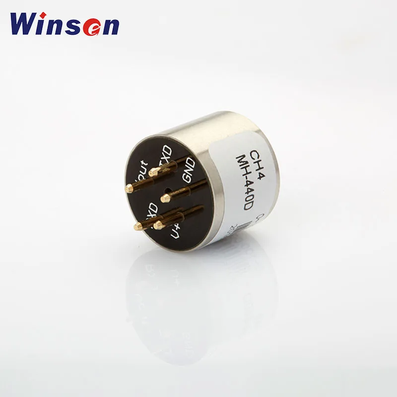 2 قطعة Winsen MH-440D NDIR الأشعة تحت الحمراء CH4 الاستشعار UART ، التناظرية الجهد إشارة درجة الحرارة التعويض ، ممتازة خرج خطي
