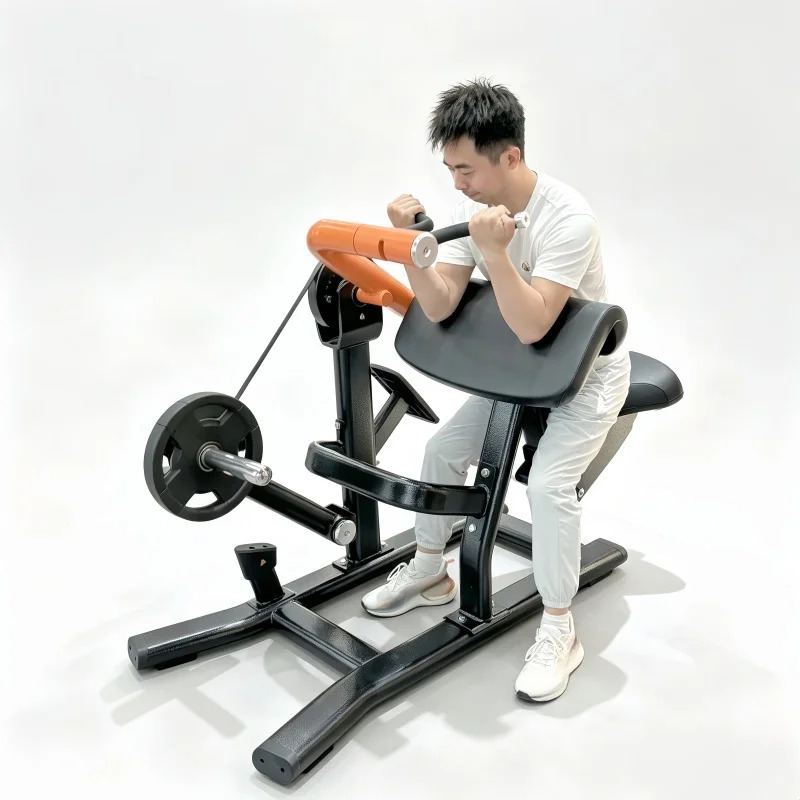 Gym Equipment Arm Curl Biceps Fitness Equipment Exercise Strength Training Seated Biceps Curl Machine