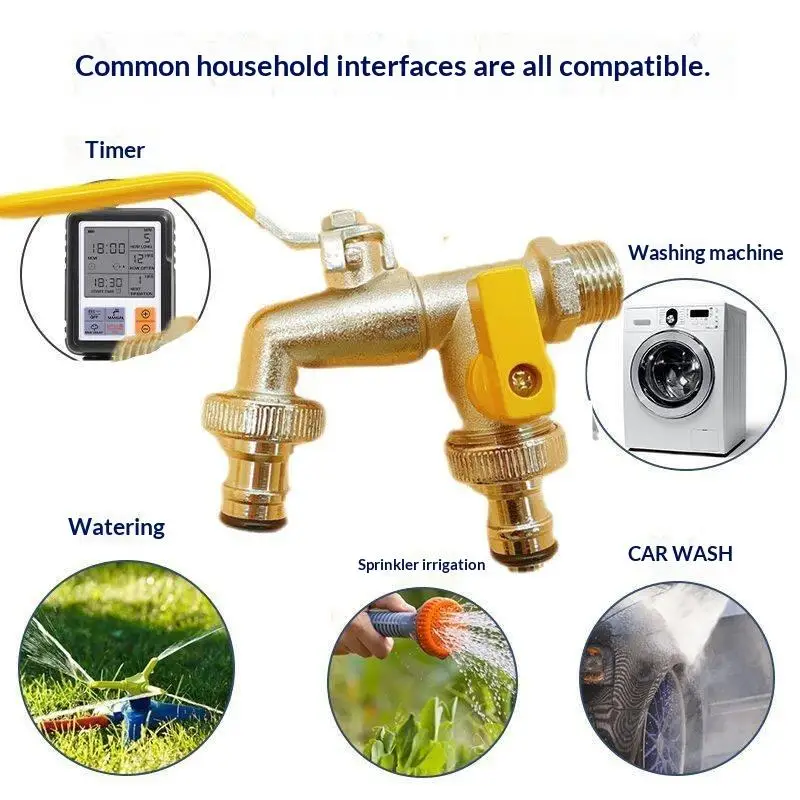Garden Hose Tap Adapter 1pc 12 Inch 34 Inch IBC Water Tank Connector Easy Fit Outdoor Cleaning Garden Equipment