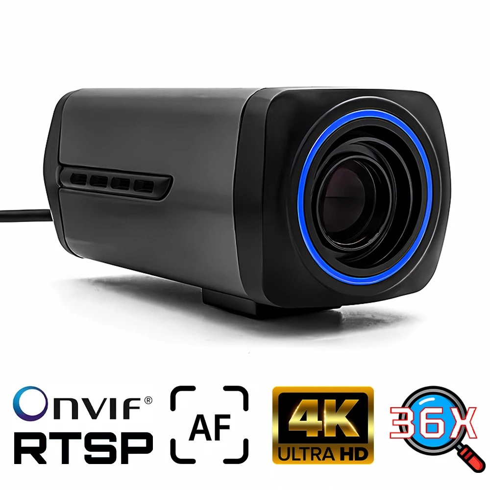 

8MP 36X Motorized Zoom Camera IMX335/IMX415 CMOS AutoFocus POE IP Camera Varifocal Support Onvif RTSP H.265 CCTV Security Camera