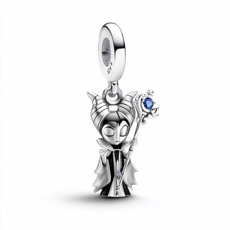 925 Silber Potdemiel Disney Mickey Stitch Toy Story Charm Anhänger Passend für Halskette Original Armband DIY Edles Damen-Partygeschenk