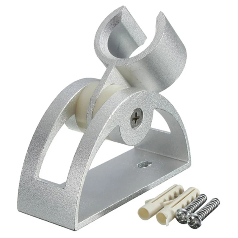 Soporte para cabezal de ducha de mano, soporte de perforación de aluminio montado en la pared para baño, Base de cabezal de ducha ajustable, accesorios de baño