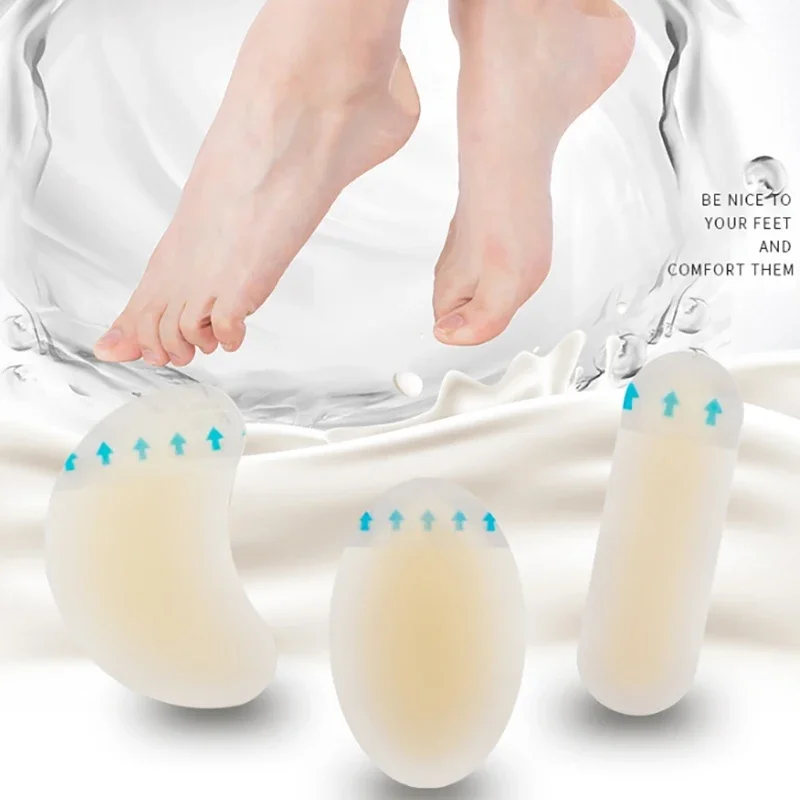 36 Uds. De yesos en blíster, Gel hidrocoloide Invisible, vendajes en blíster, cojín para talón, pie, dedo del pie y protector de la piel
