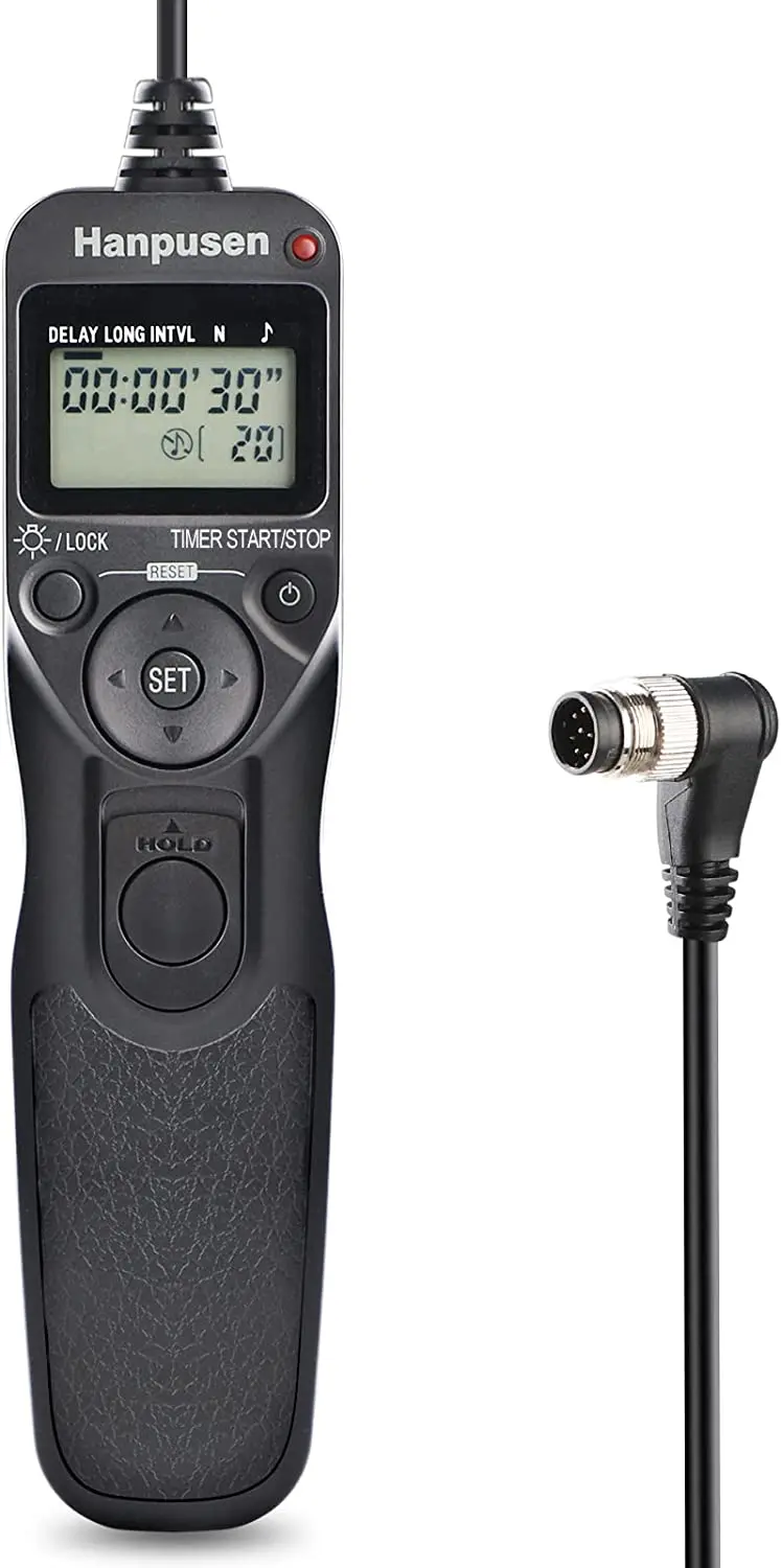 Hanpusen TR90 Camera Time Lapse Intervalometer LCD Timer Afstandsbediening Voor Geselecteerde Canon Nikon Sony Fujifilm Olympus Pentax Camera's