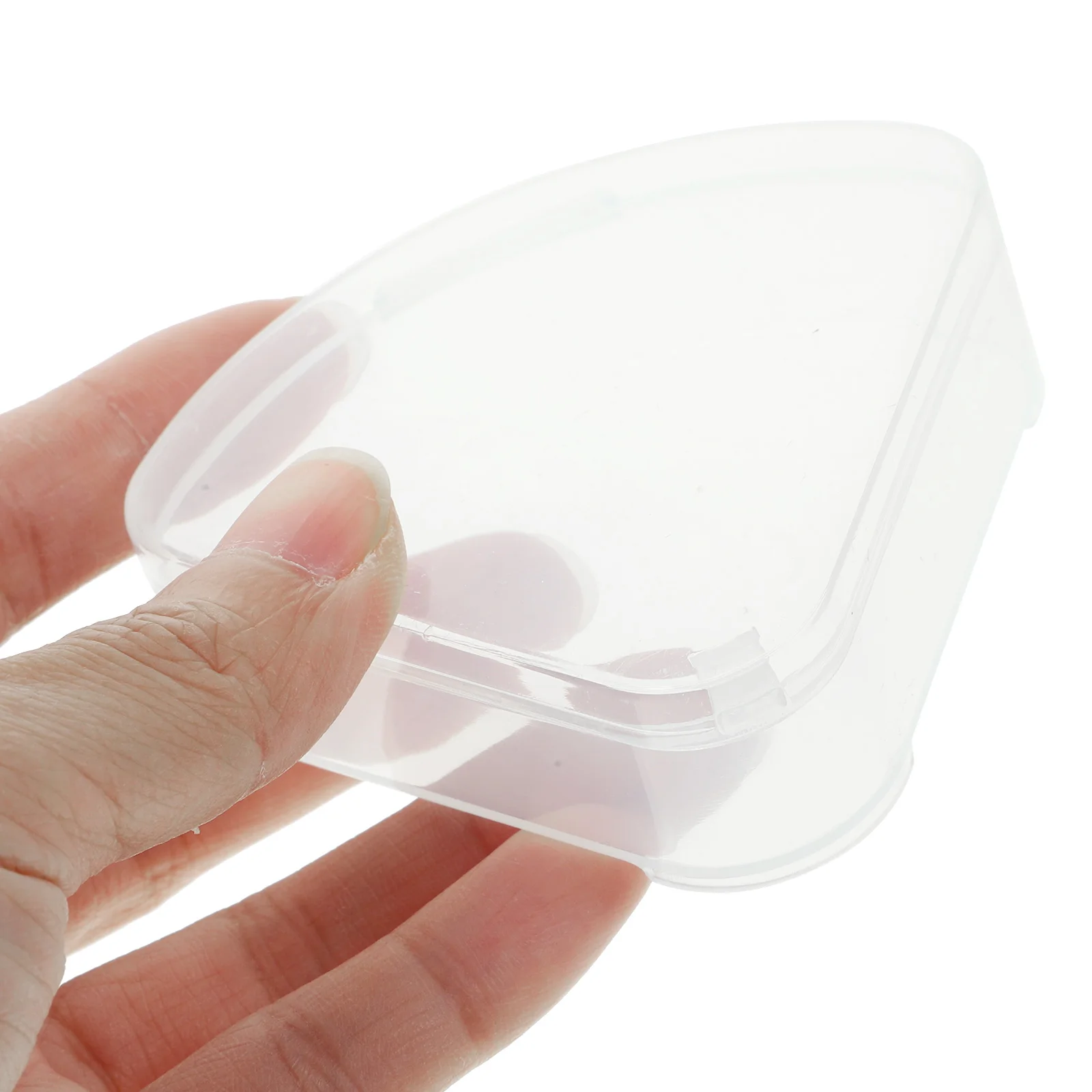 

Plastic Storage Box Makeup Sponge Protector Small Container Hold Sponges Powder Puff Case