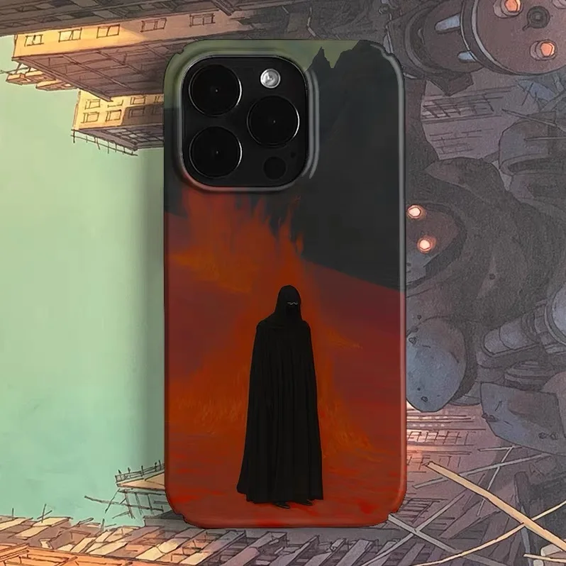 

Ins Red Dark Shadow Phone Case for IPHONE 17 Air 16E 15 PROMAX 14 Plus 13 12 MINI 11 PRO 16Plus XR XS MAX SE Acrylic Phone Cover