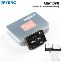 Mini FPV DVR Module Video Audio Recorder NTSC/PAL Switchable Built-in 3.7V 400mah Battery for FPV RC Multicopters Goggle Monitor