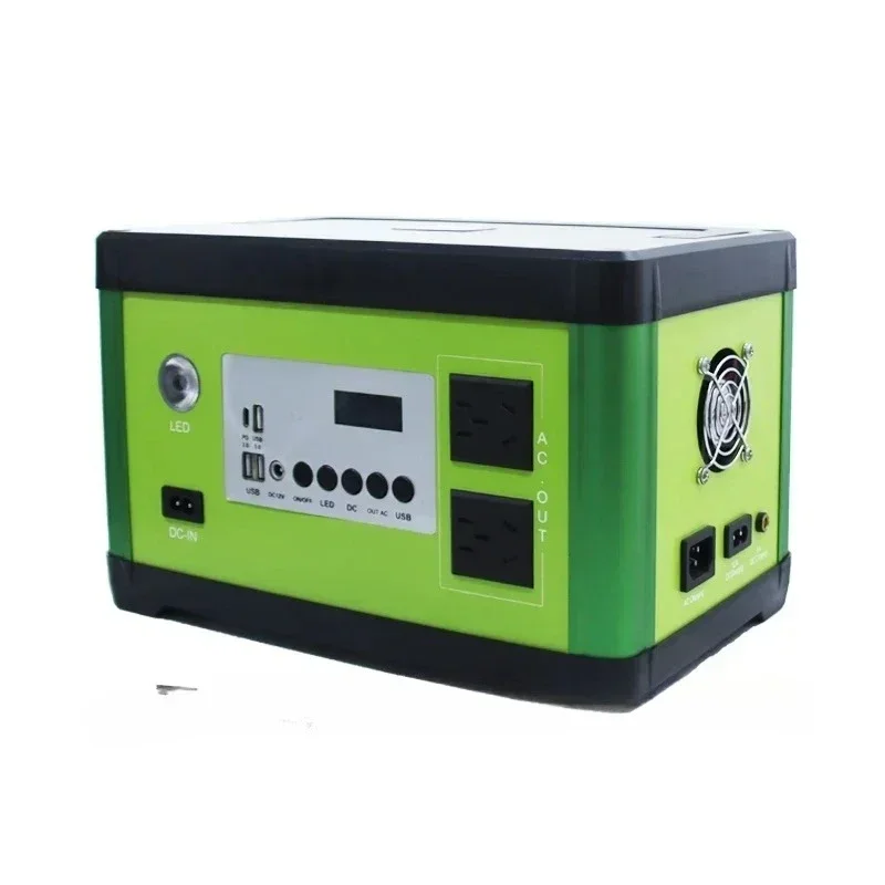

Rechargeable Backup Power Lifepo4 Battery Emergency Solar Generator 600w Portable Power Station