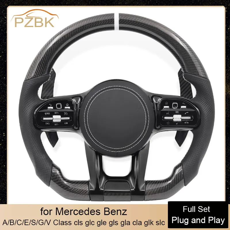 

Car Steering Wheel Complete Set for Mercedes Benz AMG GT W205 W204 W177 W213 C63 E63 S63 CLA CLS W212 W213 cls glc gle gls gla